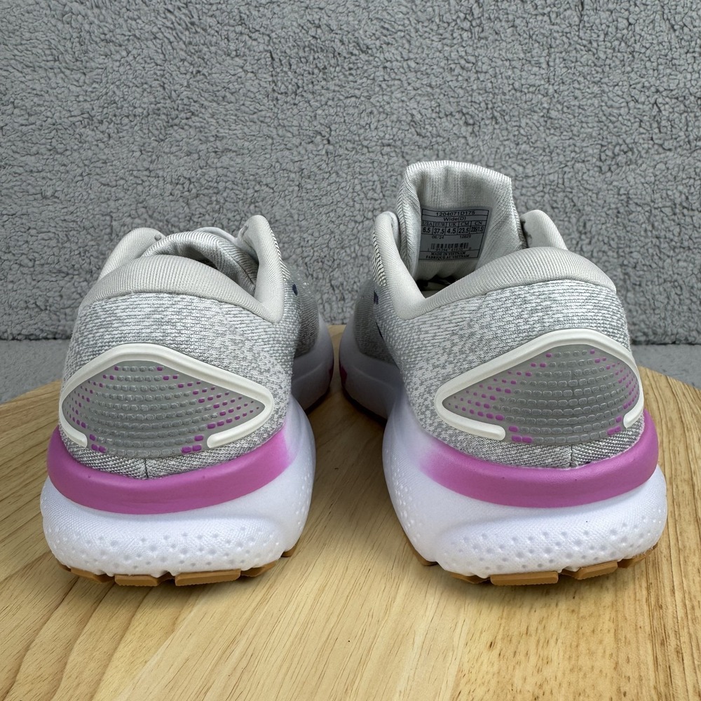 Brooks Ghost 16 Womens Size 6.5 D Wide Gray Running Athletic Gym Training Shoes - Picture 5 of 10